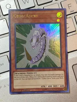 Yugioh Cyber Larva BLRR-EN019 Ultra Rare 1st Edition nm condition card - Image 1