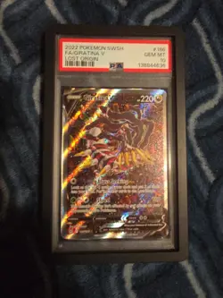 Giratina v Full Art Holo PSA 10 Swsh11: Lost Origin Alternate Card 186/196 - Image 1