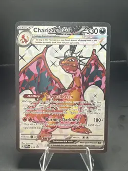 Pokemon Charizard ex 056 Sv: Scarlet & Violet Promo Cards Holo LP - Image 1
