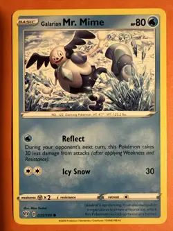 Galarian Mr. Mime 035/189 - Darkness Ablaze - Common - Pokemon Card TCG - Image 1