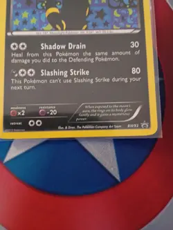 Pokemon TCG Umbreon Black White Holo Card BW93 Black Star Promo MP - Image 2