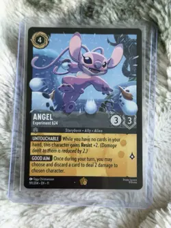 Disney Lorcana TCG Winterspell - Angel Experiment 624 Legendary Non Foil 191/204 - Image 1
