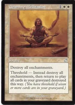 Cleansing Meditation Torment MtG NM - Image 1