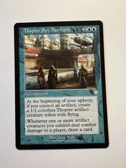 Thopter Spy Network - RETRO FRAME - MTG The Brothers' War: Commander - NM - Image 1