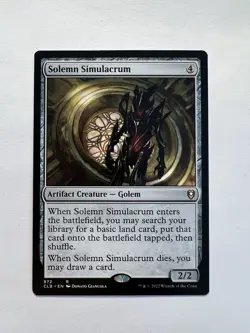 Solemn Simulacrum - MTG Commander Legends: Battle for Baldur's Gate - NM - Image 1