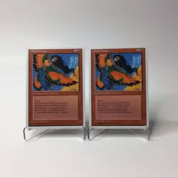 (2) MTG Bird Maiden 4th Edition Magic The Gathering Vintage 1995 - Image 1
