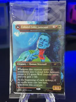 Magic The Gathering Spider-Man COLONEL JOHN JAMESON / MAN-WOLF Promo MTG Marvel - Image 1