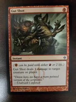 1x GUTSHOT - New Phyrexia - MTG - Magic the Gathering - Image 1
