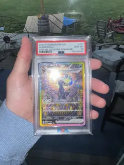 2025 POKEMON EN PRE PT-PRISMATIC EVOLUTIONS #161 UMBREON EX PSA 10 - Image 1