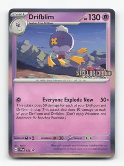 Pokemon TCG - Drifblim 135 Near Mint Holo Promo Scarlet & Violet Promo - Image 1