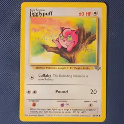 Jigglypuff 54/64 - Jungle - Common Vintage WOTC Pokemon Card - NM - Image 1