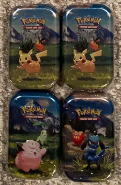 Pokemon TCG Mega Evolution Ascended Heroes Mini Tin - New Sealed - Lot of 4 tins - Image 1