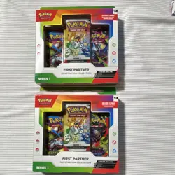 (2) Pokemon TCG First Partner Illustration Collection Series 1 2 Boxes - Image 1