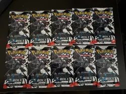 Pokemon TCG Black Bolt Booster Packs (10 Packs) - Image 1