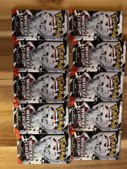 Pokemon TCG White Flare Booster Packs (10 Packs). Lot1 - Image 1