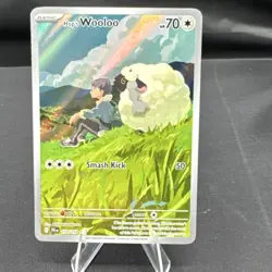 Pokemon Hop's Wooloo SV09 Journey Together Illustration Rare Holo 170/159 70 HP - Image 1