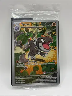 Pokemon TCG Perfect Order Pokemon Center Exclusive Tyrunt 070 Sealed Promo - Image 1