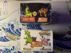 2022 Pokemon Pokedex Gigamax Booster Box Black & White 100 Packs SEALED DMG - Image 4