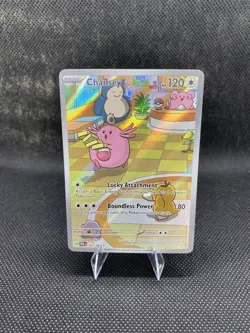 Pokemon Chansey Full Art Illustration Rare Holo SV06 187/167 English 2024 - Image 1