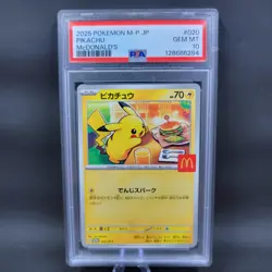 Pokemon TCG PSA 10 Pikachu McDonalds Promo JP #020/M-P US SELLER - Image 1