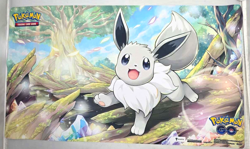 Pokemon Go Radiant Eevee Premium Collection Official TCG Playmat 24"x14" New - Image 2