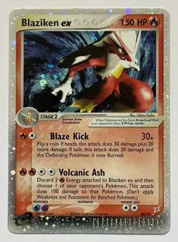2004 POKEMON EX TEAM MAGMA VS TEAM AQUA 89 / 95 BLAZINKEN EX HOLO - Image 1