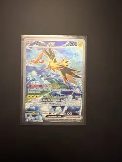 Pokemon Zapdos EX 202/165 SV Scarlet & Violet 151 Holo Illustration Rare - Image 1