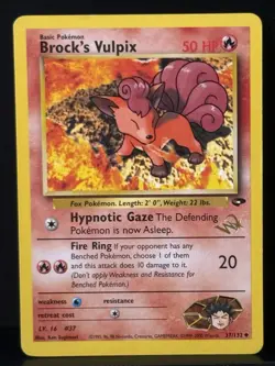 Wizards of the Coast Pokemon Brock's Vulpix [W Stamped] Wotc Promo 037/132 - Image 1