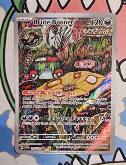 Brute Bonnet 207/182 SV04: Paradox Rift Holo Illustration Rare Pokemon TCG - Image 1