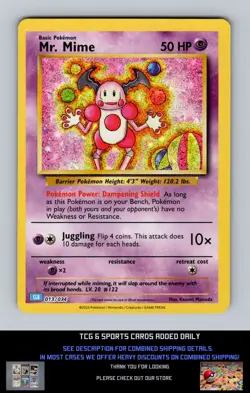 Pokemon TCG Classic: Blastoise #013/034 Mr. Mime - Image 1