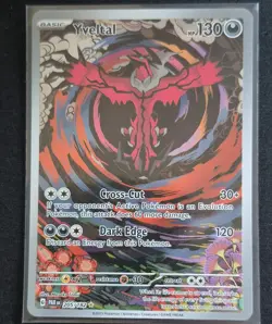 Pokemon Yveltal 205/182 SV04: Paradox Rift Illustration Rare Holo 130 HP - Image 1