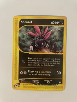 2003 Pokemon Aquapolis Sneasel #110/147 - Image 1