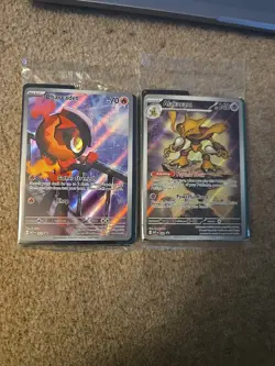 Pokemon TCG Charcadet 022 & Alakazam 009 Mega Evolution Promos Sealed - Image 2