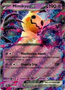 Mimikyu Ex 69/159 Pokemon TCG Journey Together Ultra Rare - Image 1