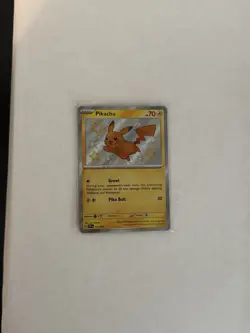 Pokemon Pikachu SV: Paldean Fates Shiny Rare Holo 131/091 70 HP Pika Bolt - Image 4