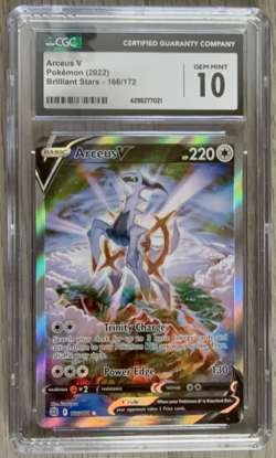 Pokemon Arceus V Brilliant Stars - 166/172 CGC 10 Gem Mint - Image 1