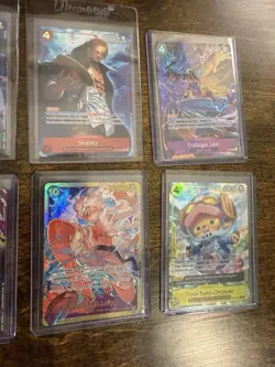One Piece TCG Lot All NM English Alt Leader, Chopper, Luffy.. - Image 4