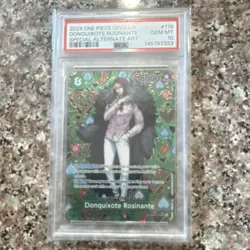 Namco One Piece CCG Donquixote Rosinante OP04-119 Secret Rare Foil PSA 10 2024 - Image 1
