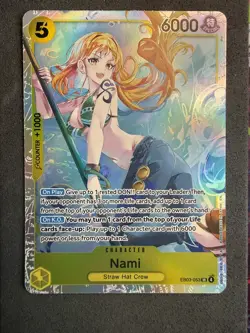 One Piece Heroine’s Edition Extra Booster Nami EB03-053 SR English NM/M - Image 1