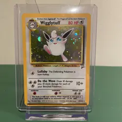 Wigglytuff 19/130 Pokemon Card TCG Base Set 2 Unlimited Holo Rare - Image 1