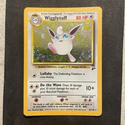 Wigglytuff 19/130 Pokemon Card TCG Base Set 2 Unlimited Holo Rare - Image 2