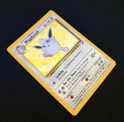 Pokemon TCG Wigglytuff 19/130 Base Set 2 Holo Rare Unlimited WOTC Vintage - Image 3