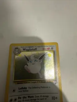 Pokemon TCG Wigglytuff Base Set 2 19/130 Holo Unlimited Holo Rare - Image 3