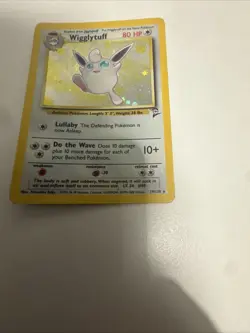 Pokemon TCG Wigglytuff Base Set 2 19/130 Holo Unlimited Holo Rare - Image 4