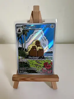 Pokemon Card Alolan Dugtrio 208/191 Illustration Rare Surging Sparks Near Mint - Image 1