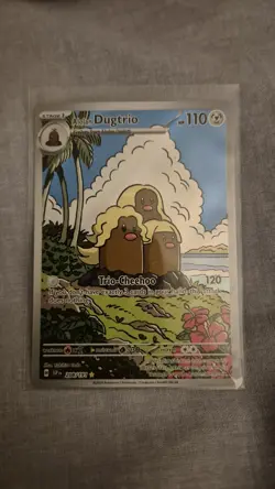 Pokemon Card Alolan Dugtrio 208/191 Illustration Rare Surging Sparks - Image 1