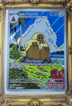 Pokemon Card Alolan Dugtrio 208/191 Illustration Rare Surging Sparks Near Mint - Image 1