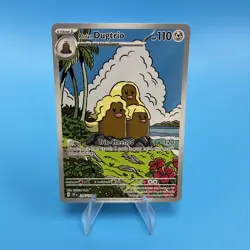Pokemon TCG Alolan Dugtrio 208/191 English Surging Sparks Illustration Rare Card - Image 1