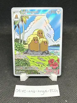 Pokemon Surging Sparks Alolan Dugtrio 208/191 Illustration Rare - Image 1