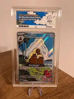 Pokemon TCG Alolan Dugtrio Holo Illustration Rare Surging Sparks 208/191 Ace 9 - Image 1